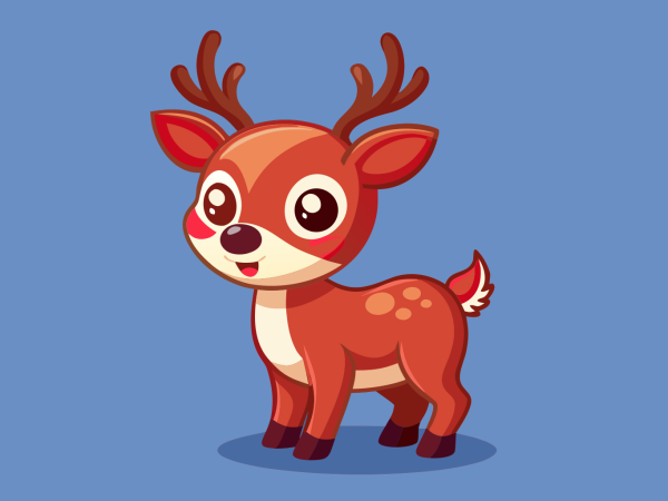 Vector Rudolph Reindeer en PNG HD, alta calidad