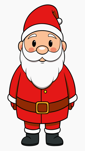 Vector Santa Claus en PNG HD, alta calidad