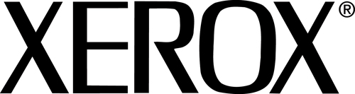 Download vector logo xerox b w AI Free